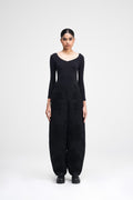 Plume Embroidered Pants