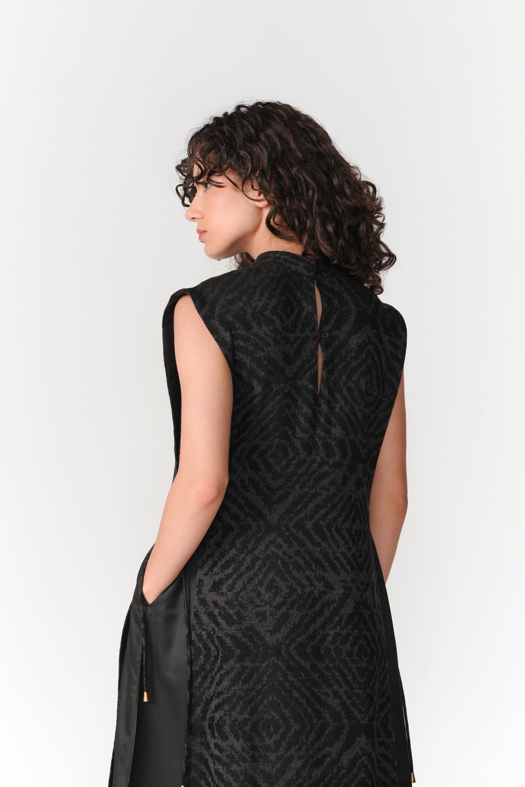 Layered Chenille Dress