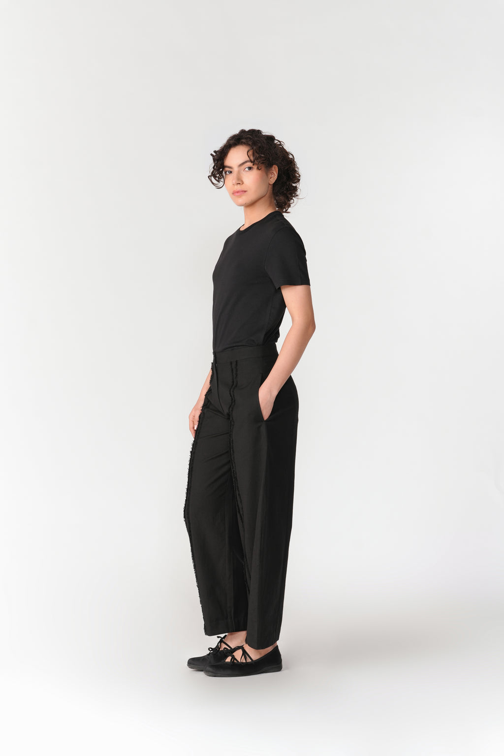 Barrel Slot Seam Pants