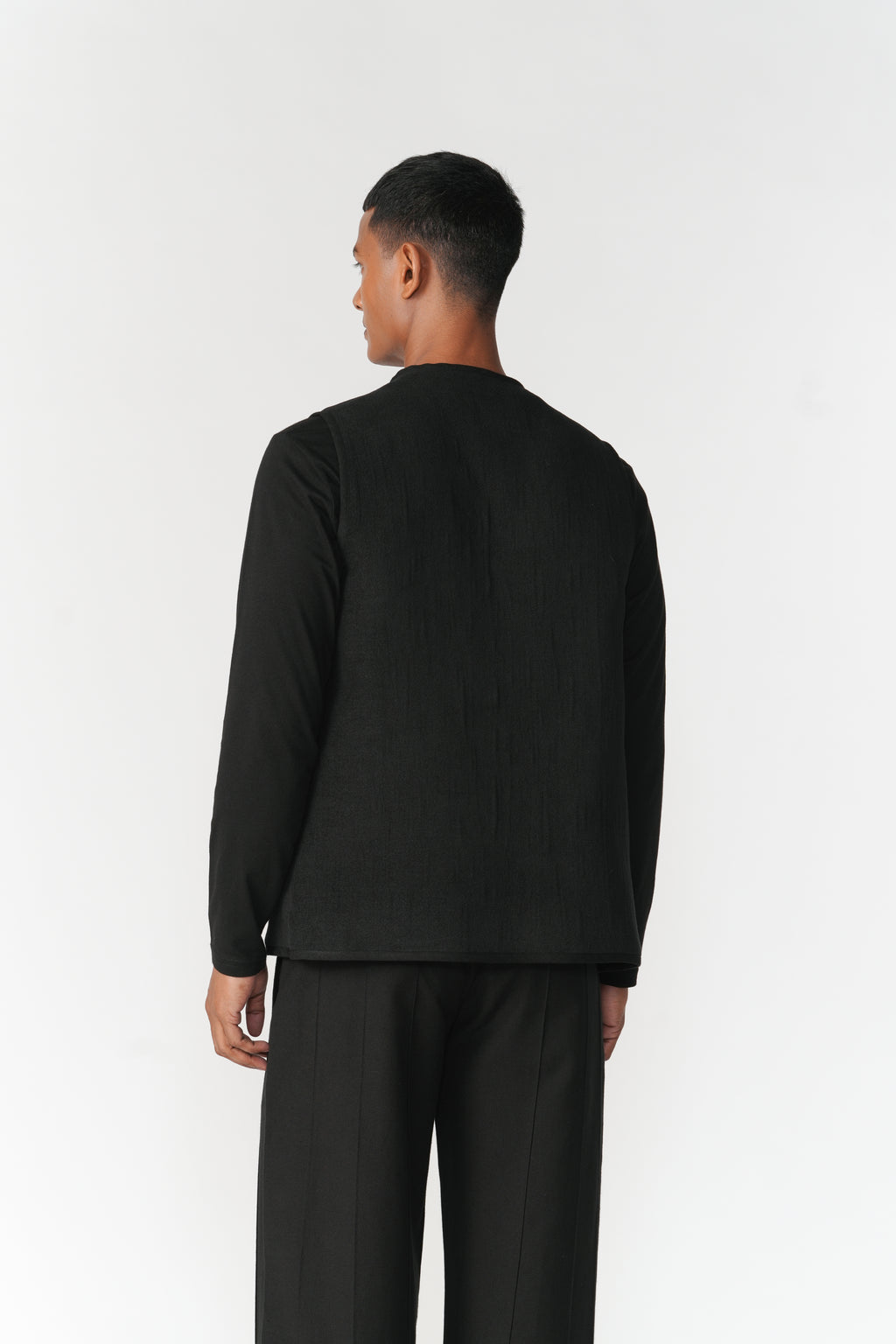 Reversible Linen-Chenille Vest