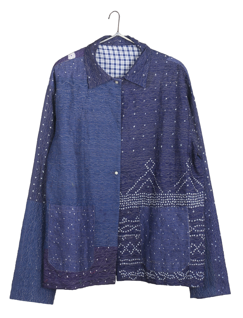 Kanni 22 Indigo Multi Bandhani Jacket