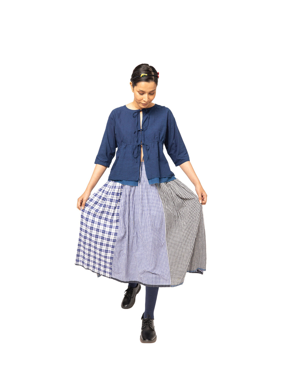 Indigo Bow Shirt